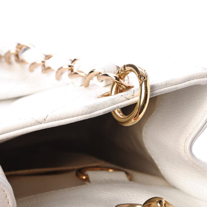 Chanel Caviar Quilted Petit Shopping Tote PST White 10 of 16