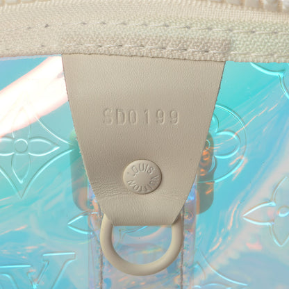 Louis Vuitton PVC Monogram Keepall Bandouliere 50 Iridescent Prism 9 of 10