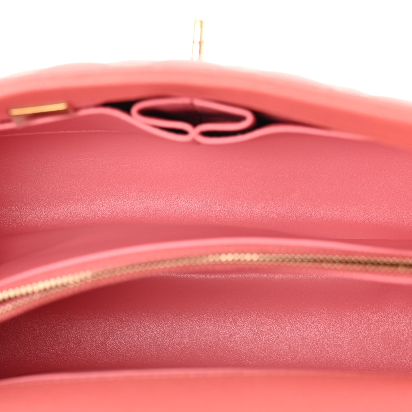 Caviar Quilted Small Coco Handle Flap Pink