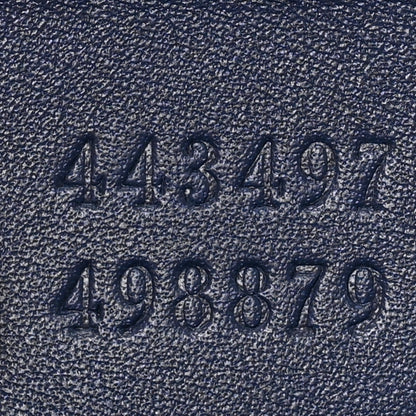 Gucci Denim Matelasse Pearl Studded Small GG Marmont Shoulder Bag Blue 7 of 9