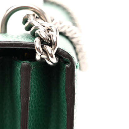 Gucci Pebbled Calfskin Small Dionysus Shoulder Bag Emerald 12 of 13