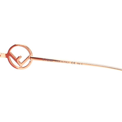 Fendi Metal Acetate F is Fendi FF Cat Eye Sunglasses FF 0290/S Pink Havana 6 of 7