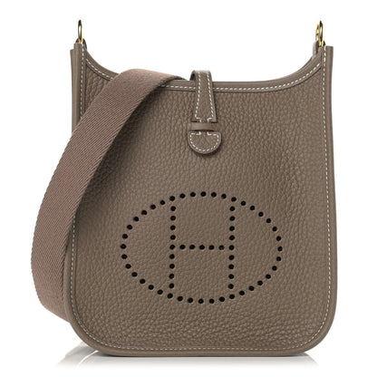 Hermes Taurillon Clemence Evelyne TPM Etoupe 1 of 9