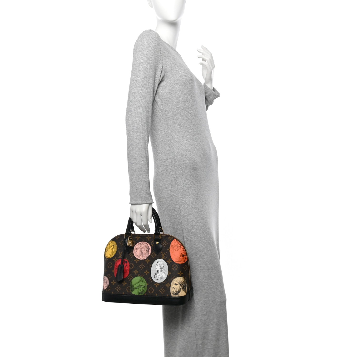 Louis Vuitton X FORNASETTI Monogram Cameo Alma PM 2 of 9