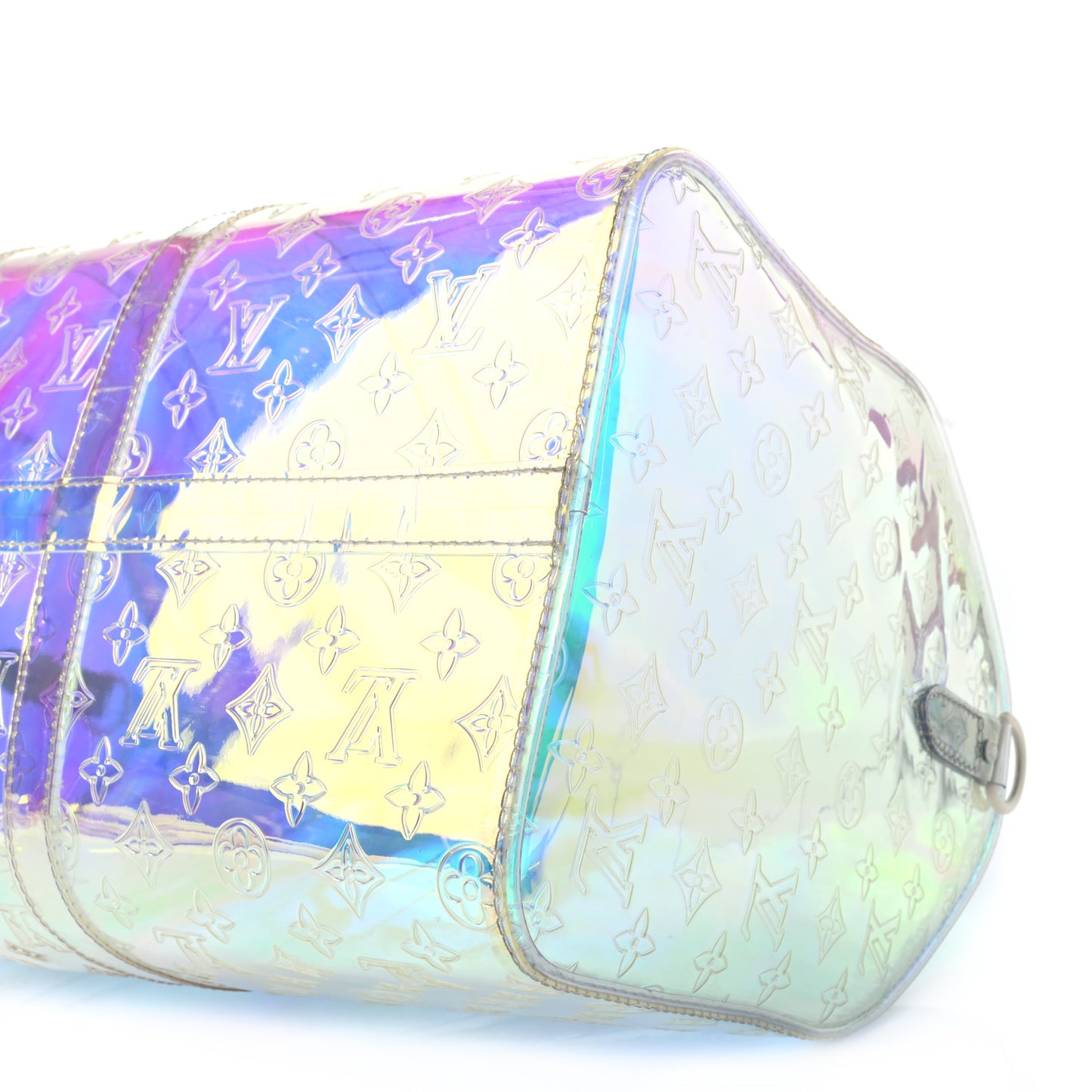 PVC Monogram Keepall Bandouliere 50 Iridescent Prism