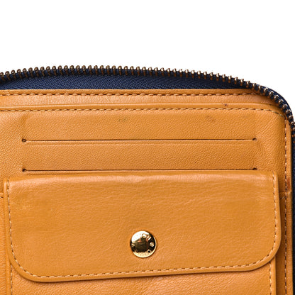 Louis Vuitton Denim Zip Compact Wallet Blue 9 of 11