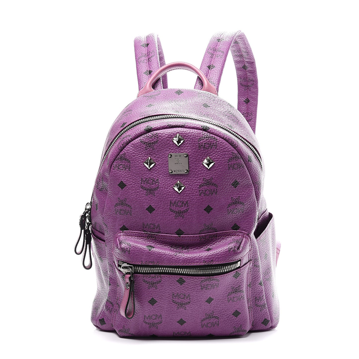 Visetos Small Sprinkle Stud Stark Backpack Purple
