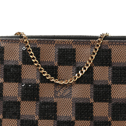 Louis Vuitton Damier Paillettes Mini Pochette Accessories Black 9 of 9