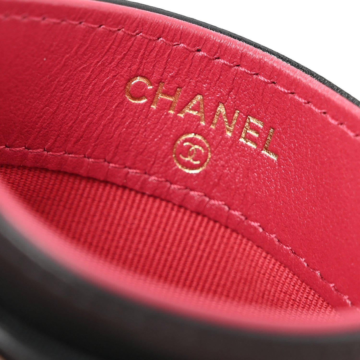 Chanel Lambskin Quilted Chanel 19 Card Holder Black 6 of 10