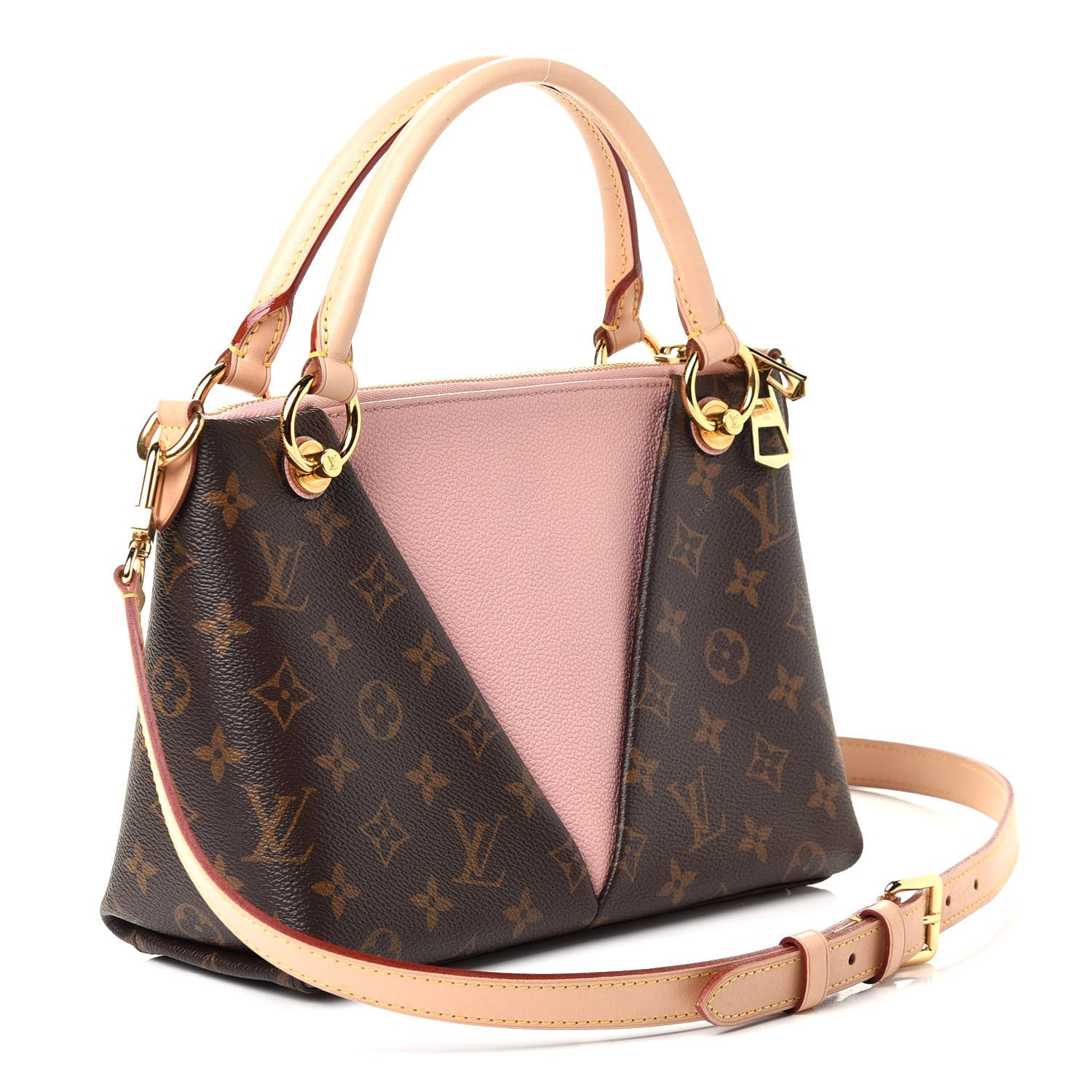 Louis Vuitton Monogram V Tote BB Rose Poudre 3 of 8