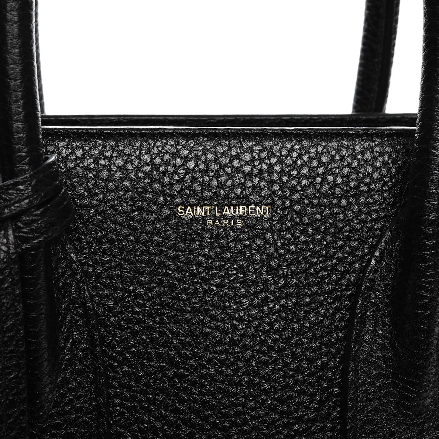 Grained Calfskin Small Sac De Jour Black