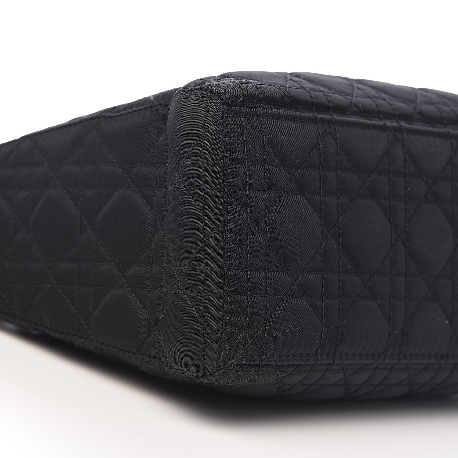 Christian Dior Nylon Cannage Medium Lady Dior Black 16 of 18