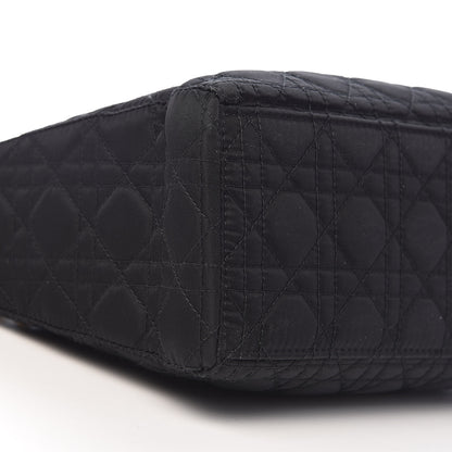 Christian Dior Nylon Cannage Medium Lady Dior Black 16 of 18
