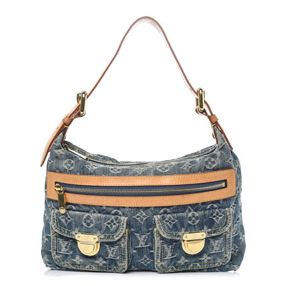 Louis Vuitton Monogram Denim Baggy PM Blue 1 of 10