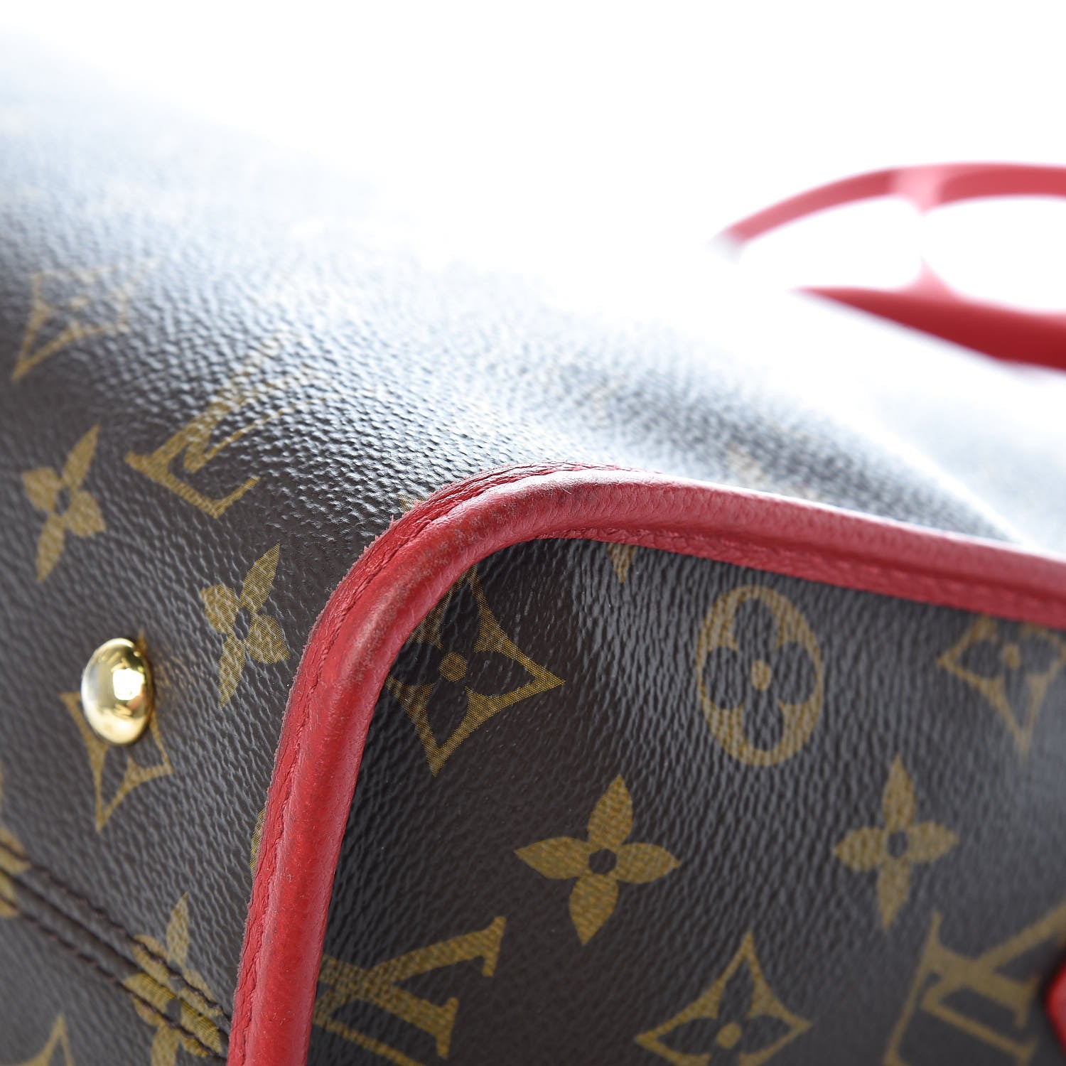 Louis Vuitton Monogram Popincourt PM Red 8 of 12