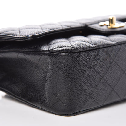 Chanel Caviar Quilted Medium Double Flap Black 10 of 11