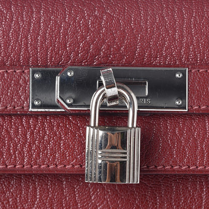 Hermes Chevre De Coromandel Kelly Retourne 32 Rouge H 17 of 38