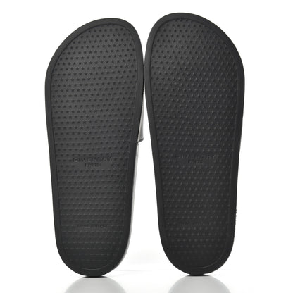 Givenchy Rubber Logo Mens Pool Slide Sandals 41 Black 5 of 9