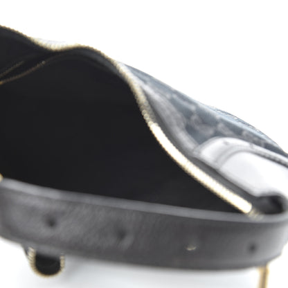 Gucci Monogram Hobo Bag Black 5 of 10