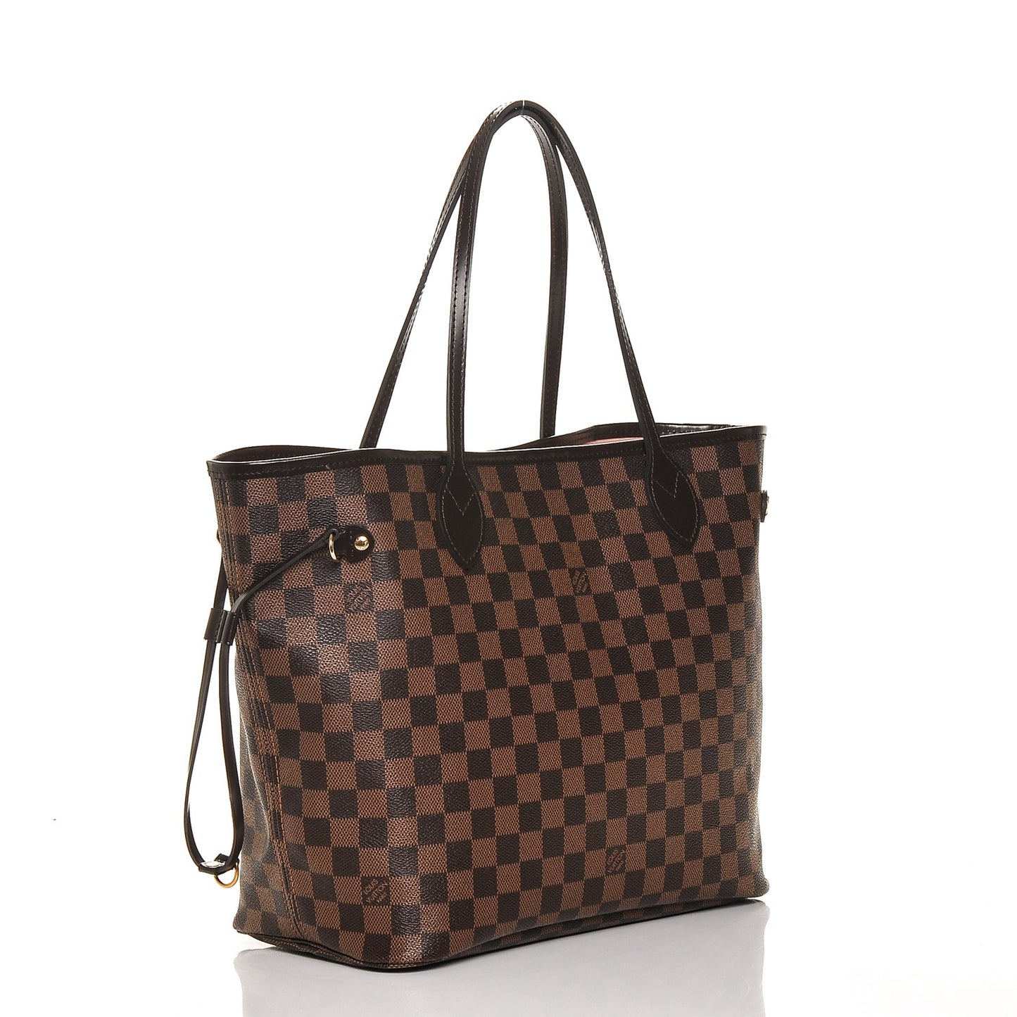 Damier Ebene Neo Neverfull MM Rose Ballerine