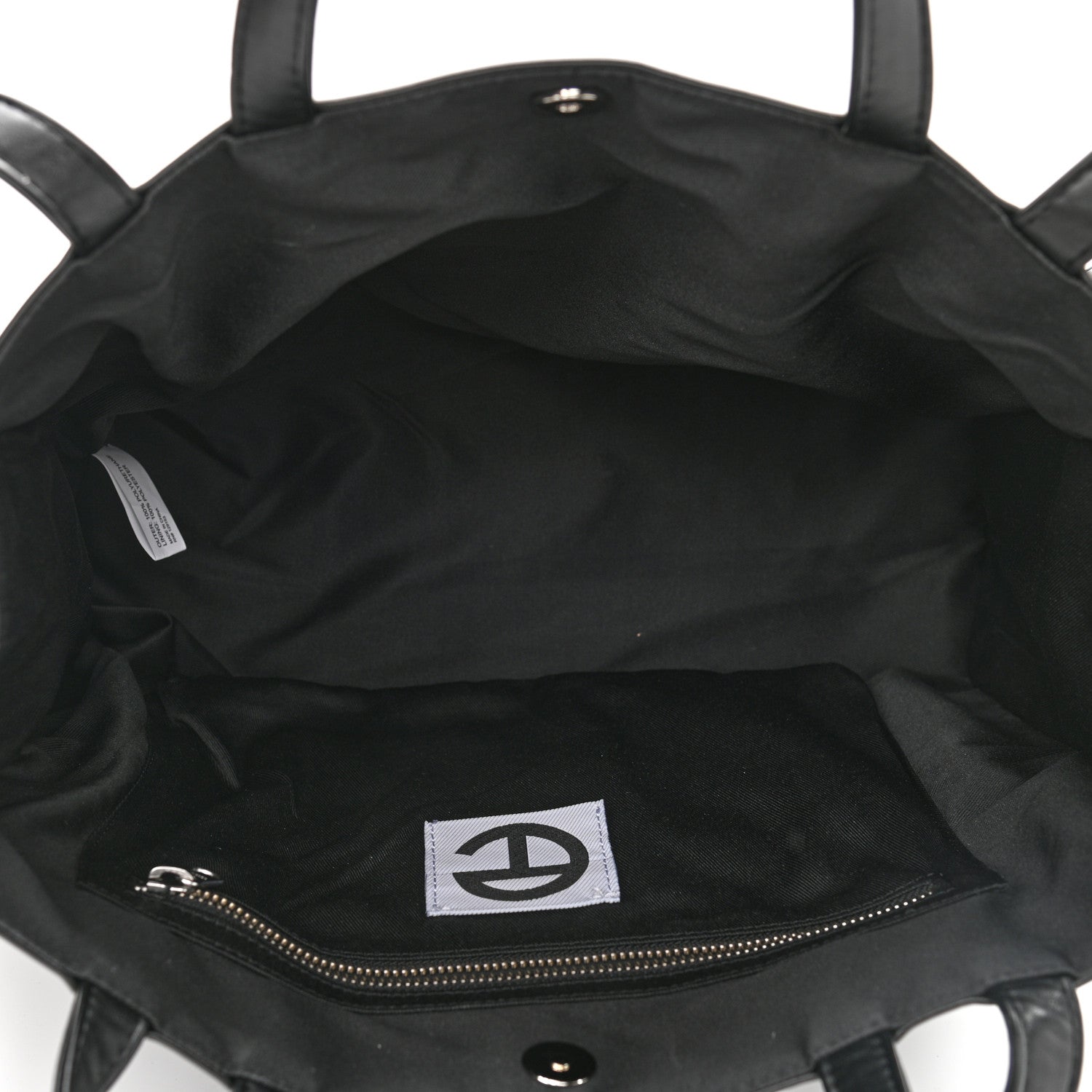 Telfar Vegan Leather Medium Shopping Bag Black 5 of 11