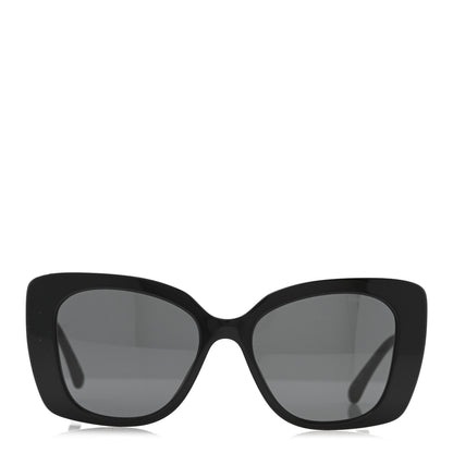 Chanel Acetate Strass Square Sunglasses 5422-B Black White 2 of 8