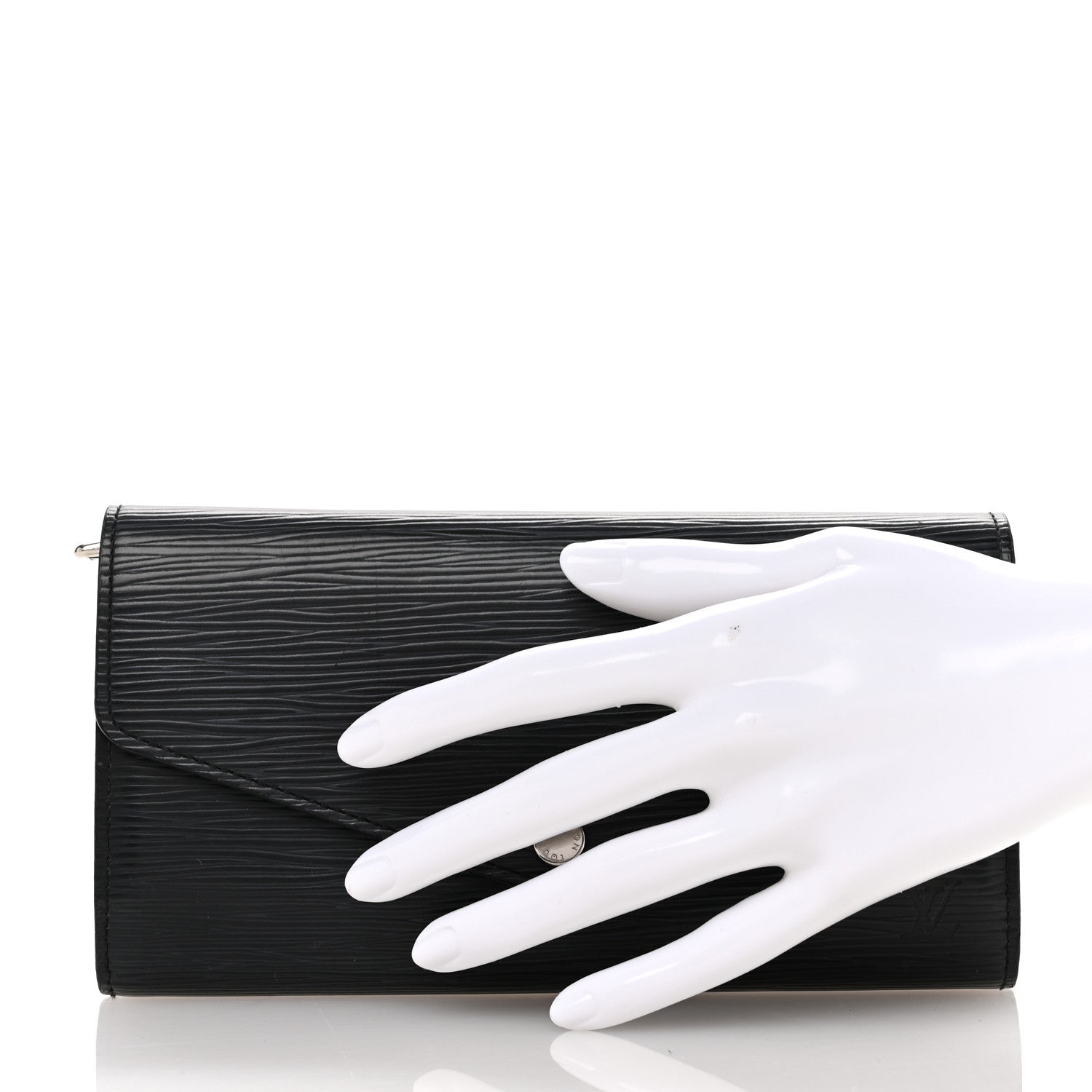 Louis Vuitton Epi Sarah Wallet NM Black 2 of 7