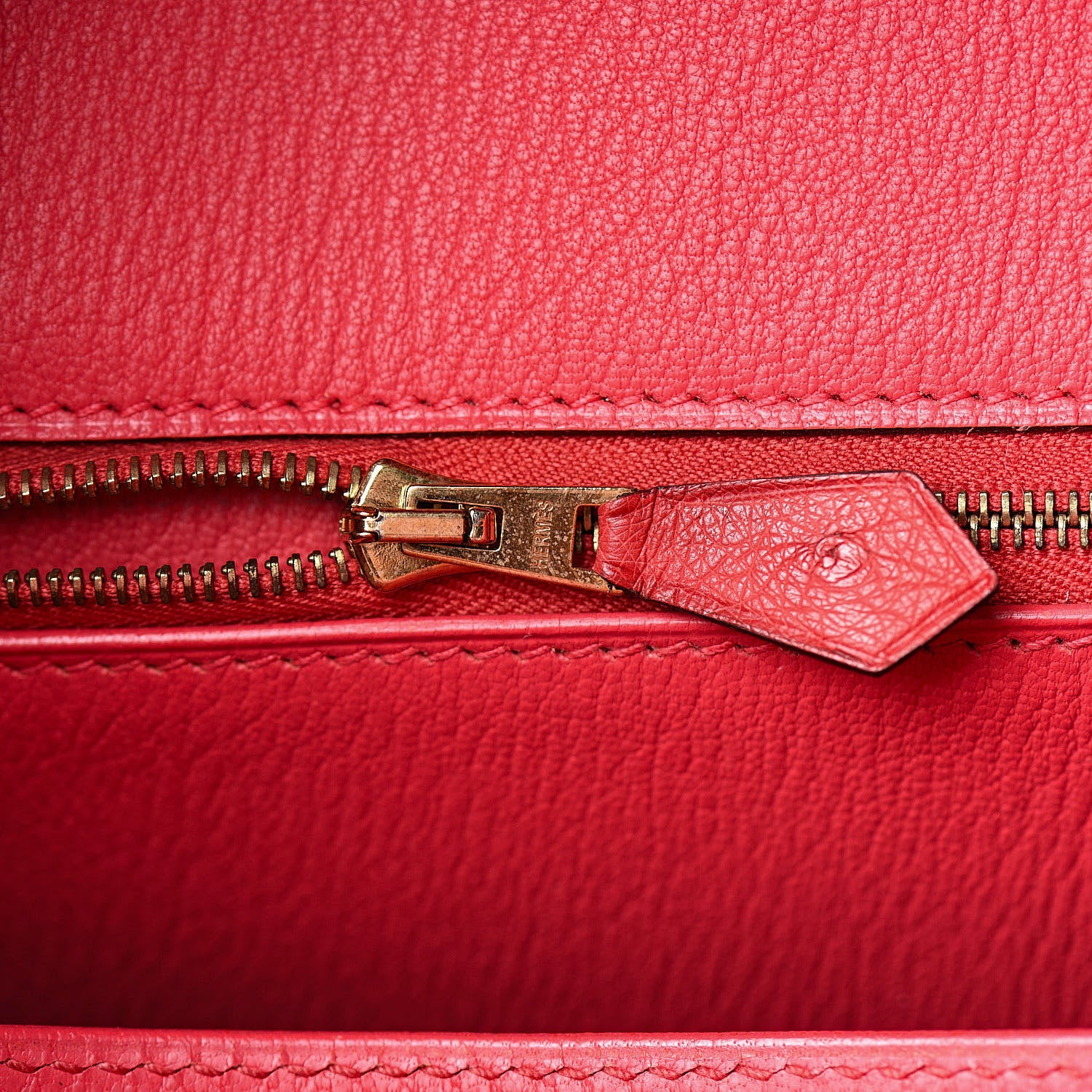 Hermes Ostrich Birkin 35 Rouge Vif 15 of 37