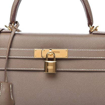 Hermes Epsom Kelly Sellier 28 Etoupe 10 of 11
