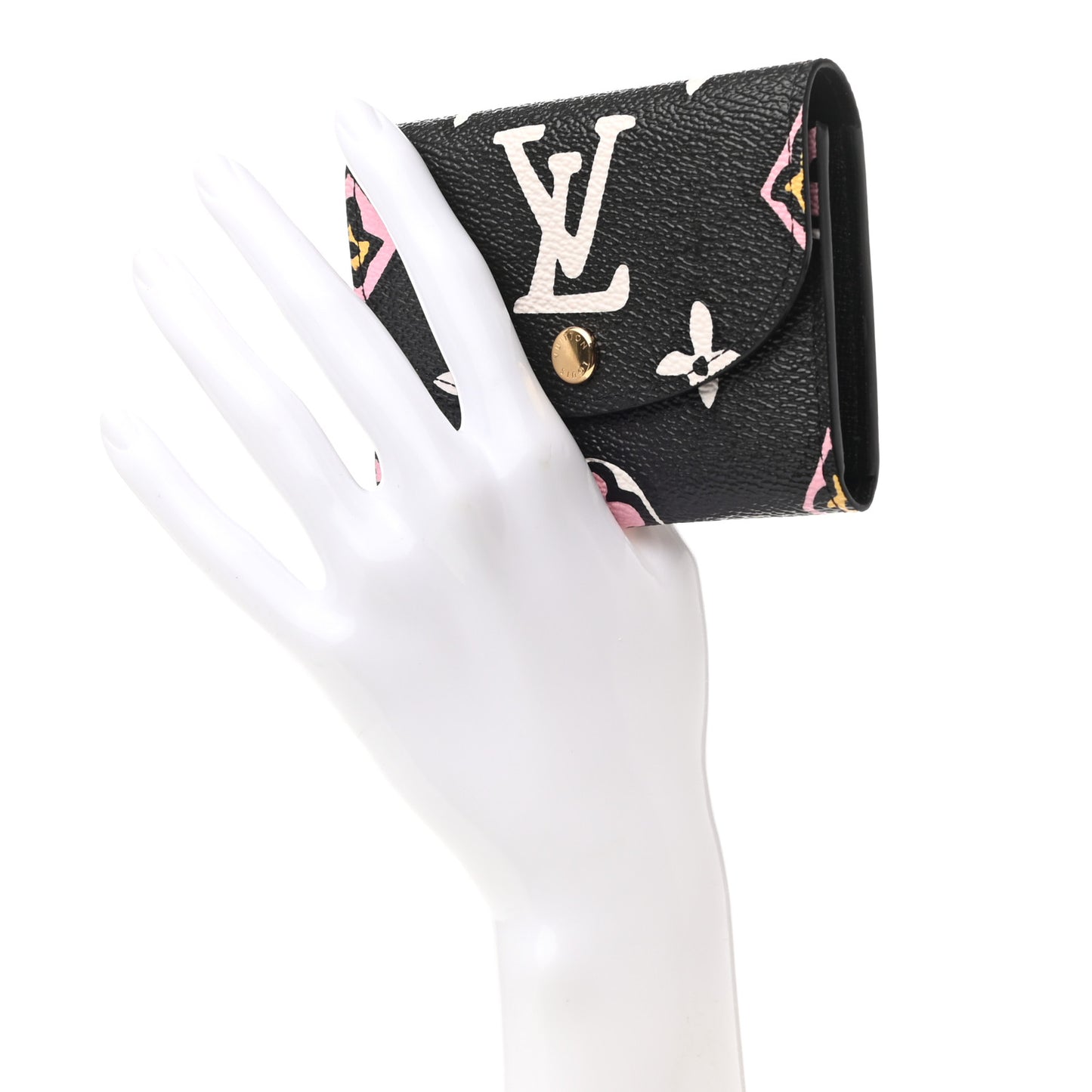 Monogram Giant Wild At Heart Rosalie Coin Purse Black
