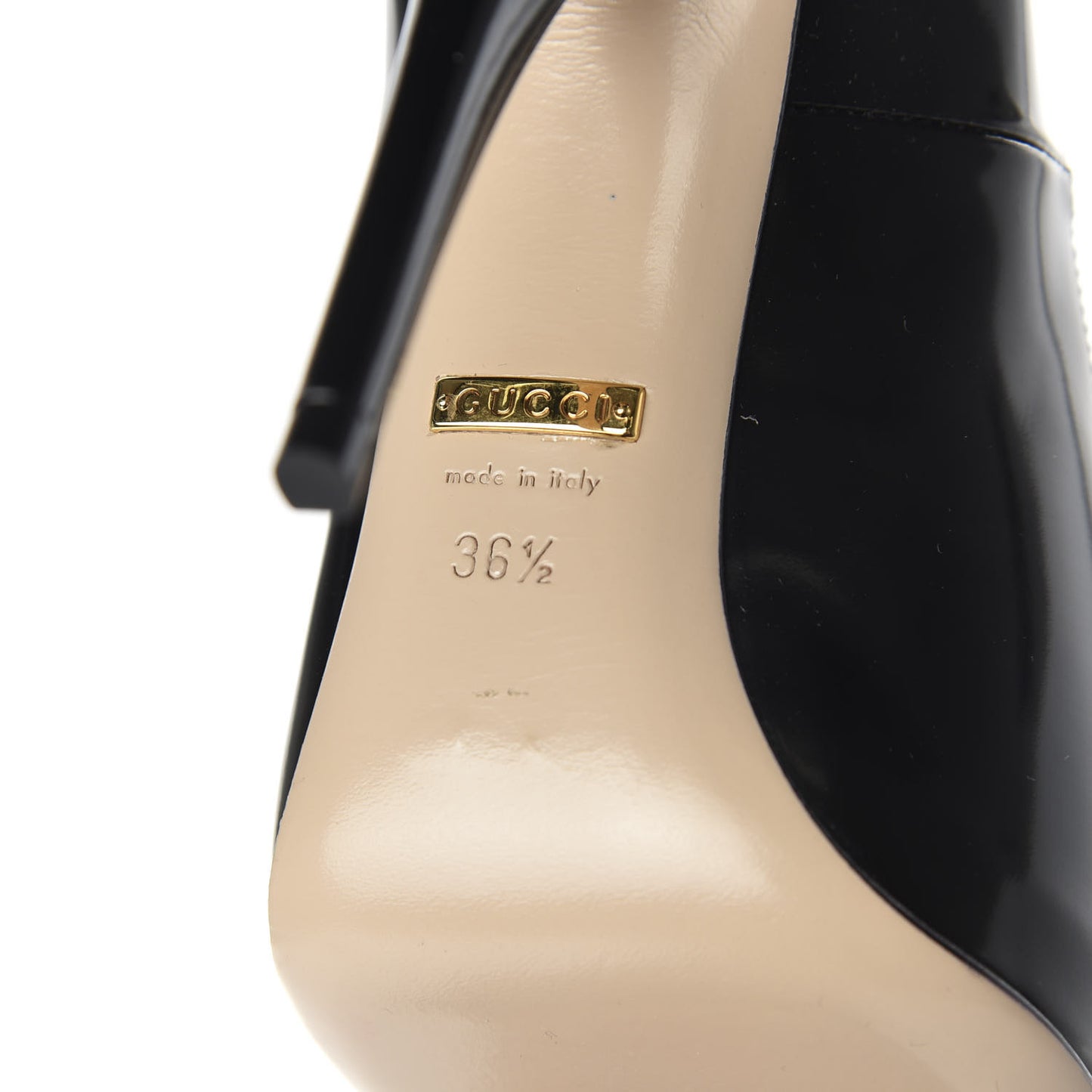 Polished Calfskin Regent Pumps 36.5 Black