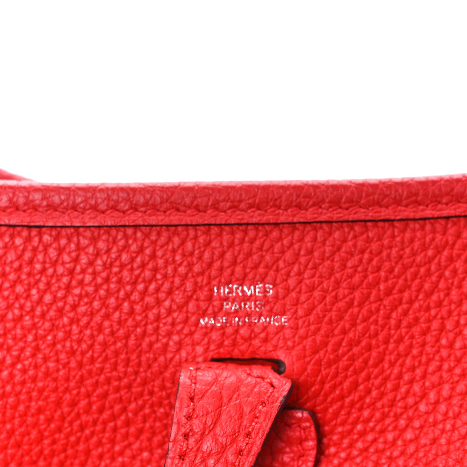 Hermes Taurillon Maurice Flipperball Sangle Evelyne TPM Rouge De Coeur Bleu Frida 6 of 11