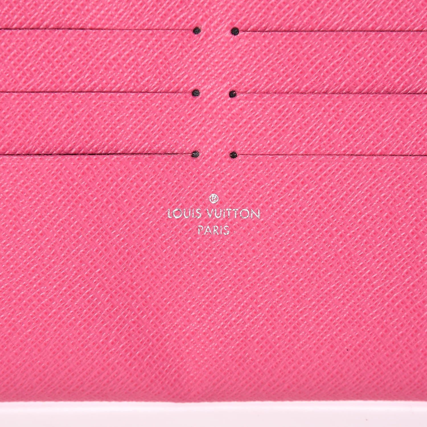 Louis Vuitton Calfskin Felicie Card Holder Insert Pink 6 of 6