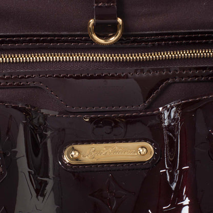 Louis Vuitton Vernis Wilshire GM Amarante 7 of 10