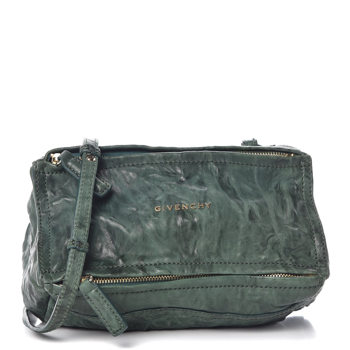 Tumbled Sheepskin Mini Pandora Emerald