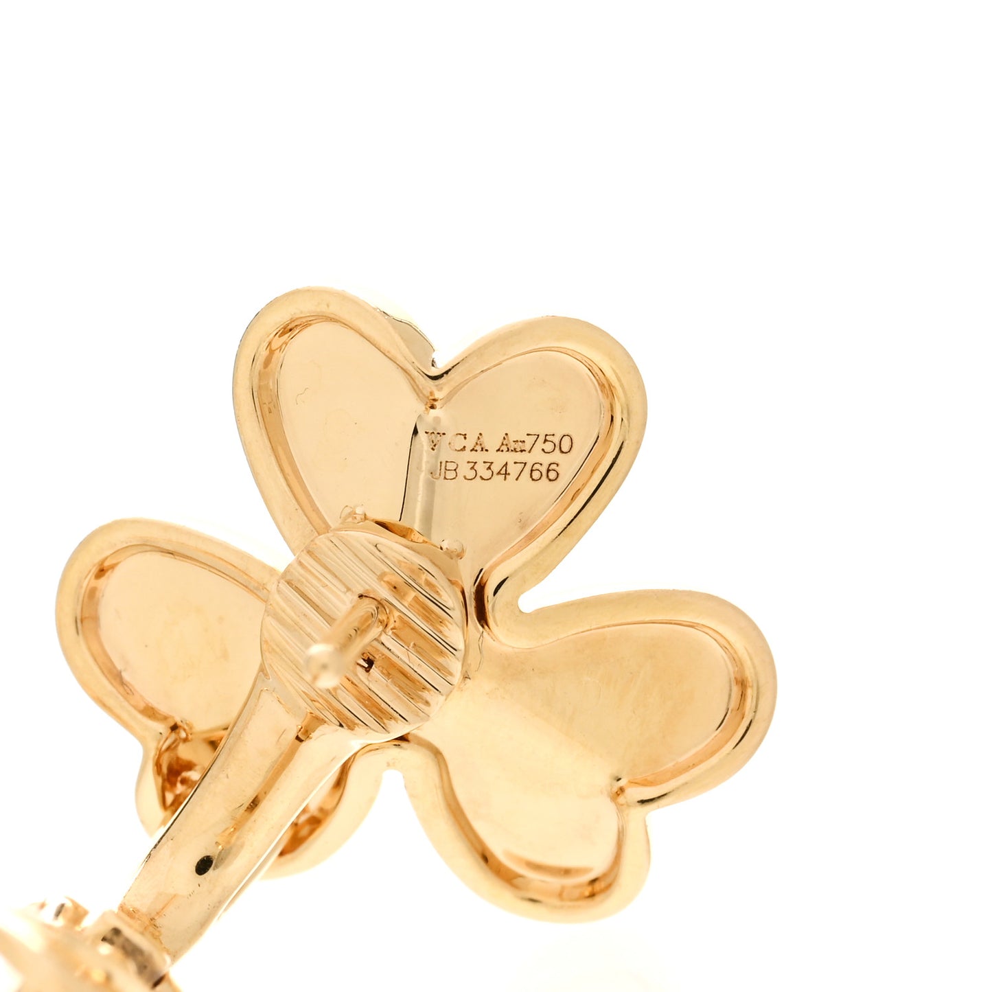 18K Yellow Gold Diamond Small Frivole Earrings