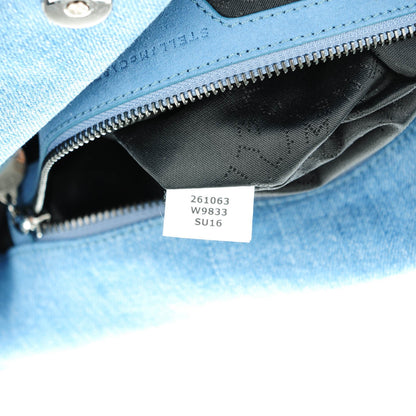 Stella McCartney Denim Small Star Falabella Tote Blue 7 of 8