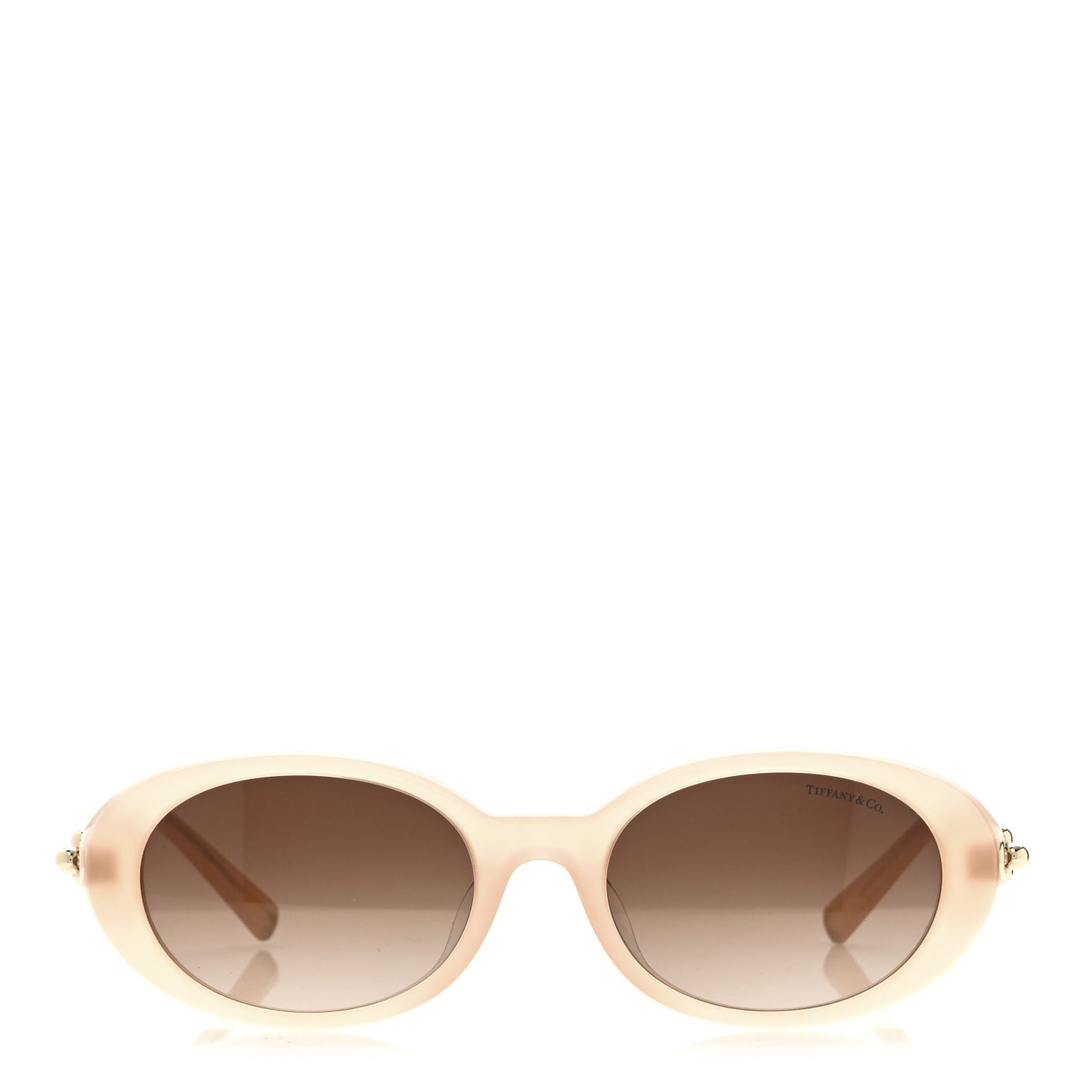 Acetate HardWear Oval Sunglasses TF4242D Opal Nude Pink