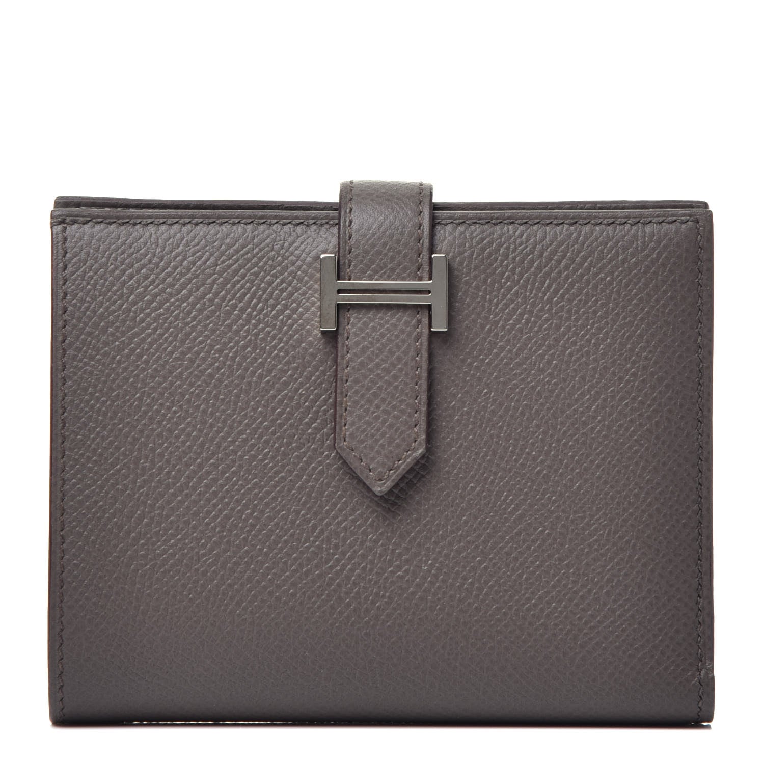 Hermes Epsom Bearn Compact Wallet Etain 1 of 7