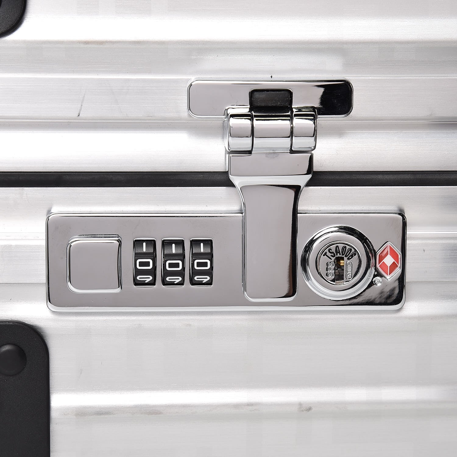Fendi X RIMOWA Aluminum FF Print Roll Away Carry On Luggage Silver 10 of 21