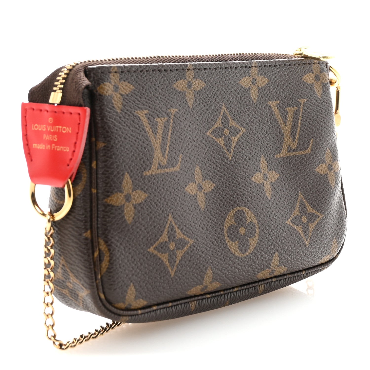 Louis Vuitton Monogram 2020 Christmas Animation Bumper Cars Mini Pochette Accessories Coquelicot 3 of 7
