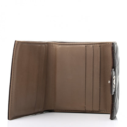 Chanel Lambskin Quilted Double Sided Wallet Brown 4 of 7