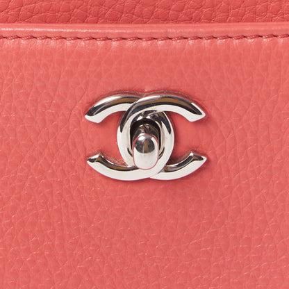Chanel Calfskin Small Cerf Executive Shopper Tote Pink 7 of 9