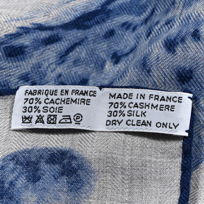 Hermes Cashmere Silk Dans L'atelier Shawl 140 3 of 3