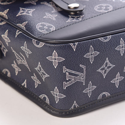 Louis Vuitton Savane Monogram Chapman Messenger PM Encre 9 of 10