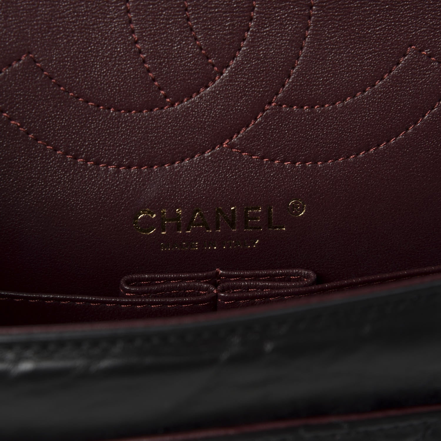 Chanel Aged Calfskin Quilted 2.55 Reissue 225 Flap Black 7 of 9