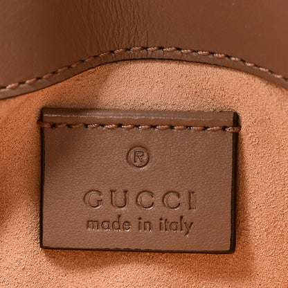 Gucci Calfskin Matelasse Super Mini GG Marmont Shoulder Bag Porcelain Rose 6 of 11