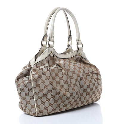 Gucci Monogram Medium Sukey Tote Off White 3 of 17