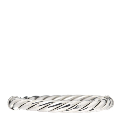 David Yurman Sterling Silver 8mm Stax Cable Bracelet 3 of 4