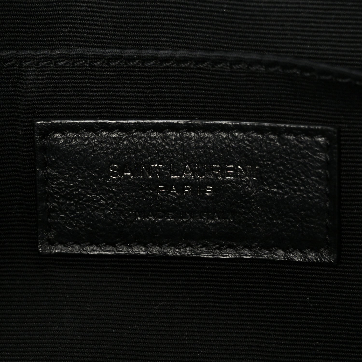 Saint Laurent Calfskin Matelasse Monogram Lou Camera Bag Black 6 of 10
